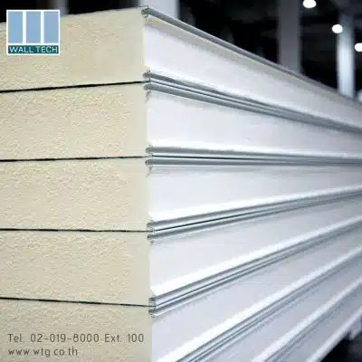 แผ่นฉนวนสำเร็จรูป Wall Tech Sandwich Panel สดใหม่พร้อมส่งทุกวัน
