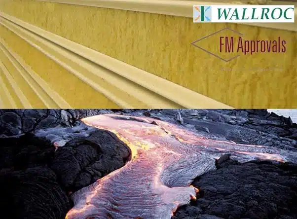 แผ่นผนังร็อควูล Rockwool WALLROC มาตรฐาน FM Approvals