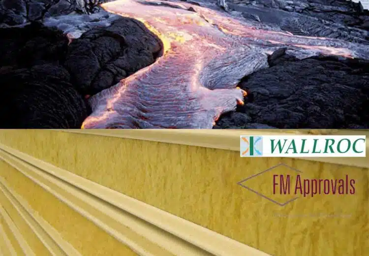 WALLROC ผนังกันไฟ Rockwool มาตรฐาน FM Approvals