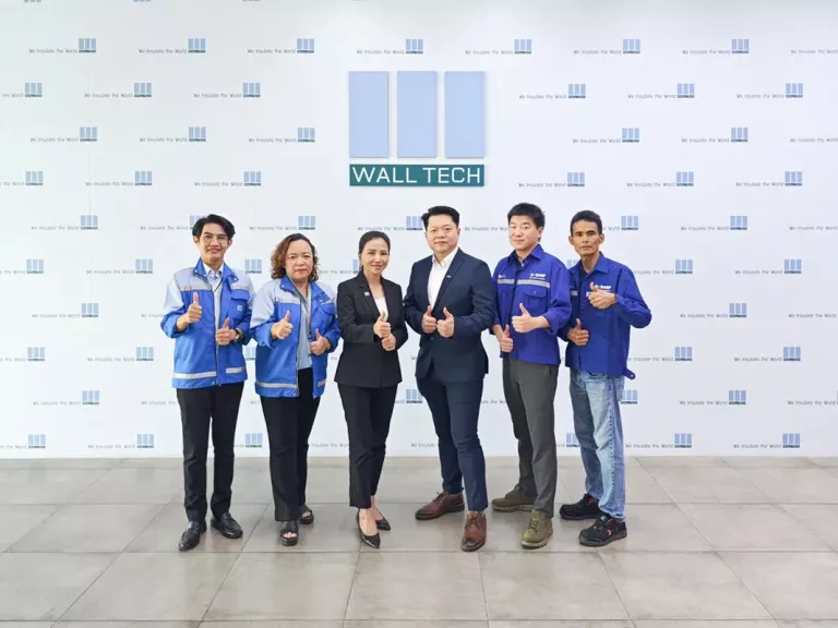 ก้าวสำคัญ Wall Tech ผลิตแผ่นฉนวน PIR จากวัตถุดิบ Biomass Balance ลดผลกระทบสิ่งแวดล้อม