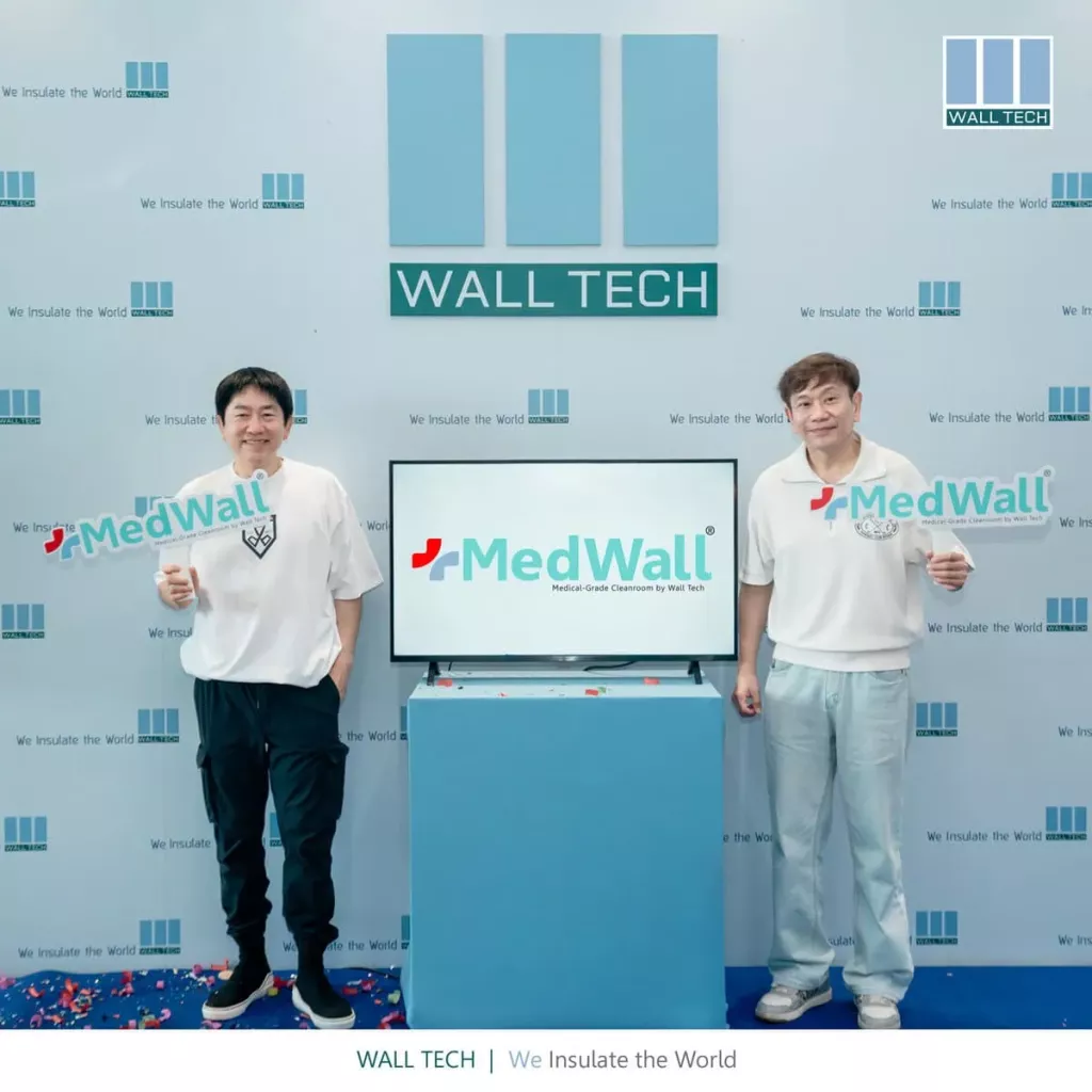 เปิดตัวผลิตภัณฑ์ใหม่ นวัตกรรมแผ่นฉนวนกันความร้อนสำเร็จรูปสำหรับห้องคลีนรูม “MedWall”